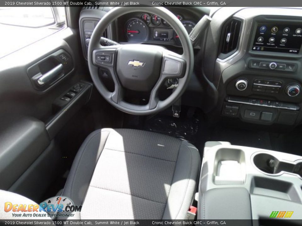 2019 Chevrolet Silverado 1500 WT Double Cab Summit White / Jet Black Photo #22