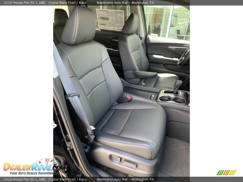 2019 Honda Pilot EX-L AWD Crystal Black Pearl / Black Photo #31