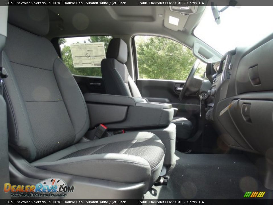 2019 Chevrolet Silverado 1500 WT Double Cab Summit White / Jet Black Photo #24