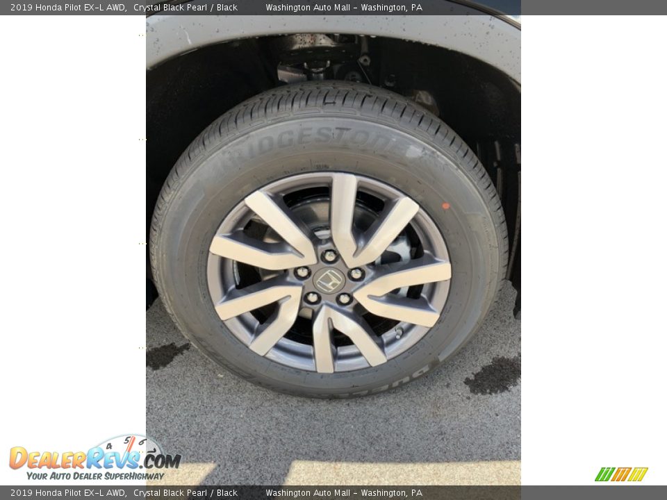 2019 Honda Pilot EX-L AWD Crystal Black Pearl / Black Photo #34