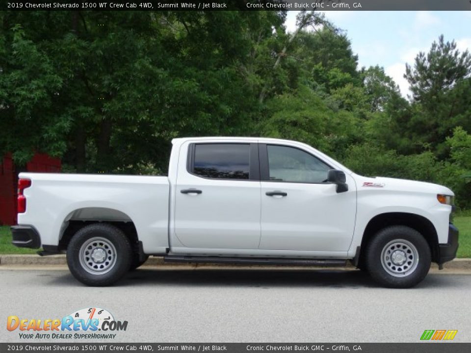 Summit White 2019 Chevrolet Silverado 1500 WT Crew Cab 4WD Photo #2