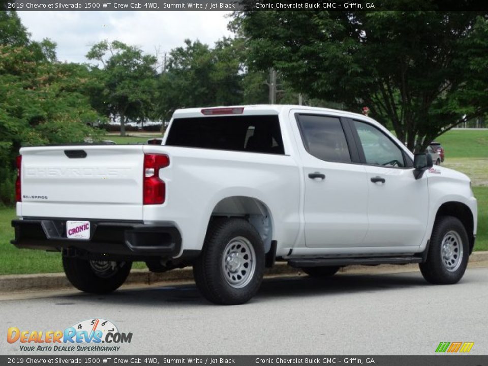 2019 Chevrolet Silverado 1500 WT Crew Cab 4WD Summit White / Jet Black Photo #3