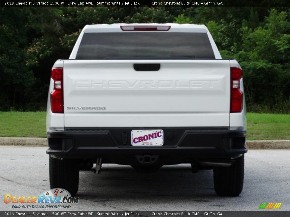 2019 Chevrolet Silverado 1500 WT Crew Cab 4WD Summit White / Jet Black Photo #7