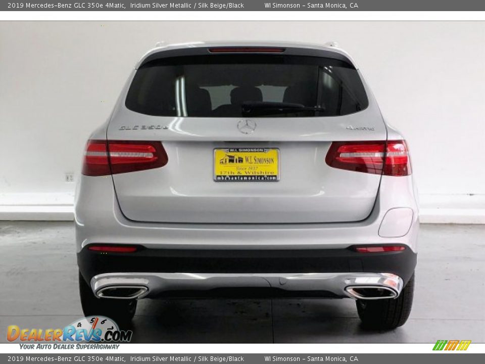 2019 Mercedes-Benz GLC 350e 4Matic Iridium Silver Metallic / Silk Beige/Black Photo #3