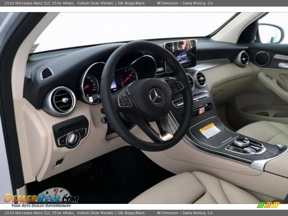 2019 Mercedes-Benz GLC 350e 4Matic Iridium Silver Metallic / Silk Beige/Black Photo #4