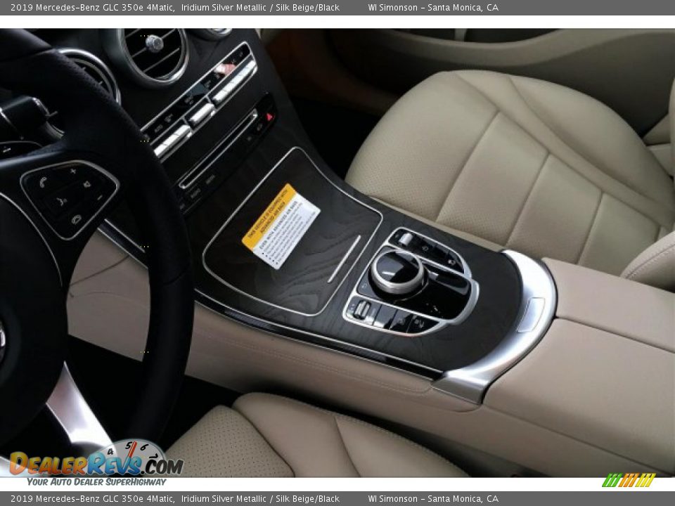 2019 Mercedes-Benz GLC 350e 4Matic Iridium Silver Metallic / Silk Beige/Black Photo #7