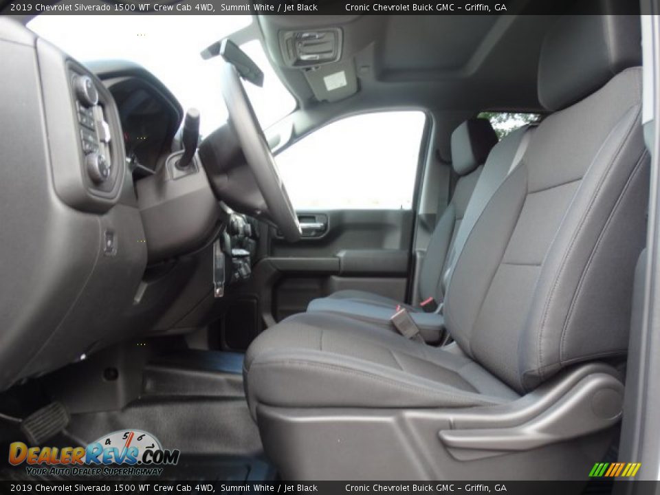 Front Seat of 2019 Chevrolet Silverado 1500 WT Crew Cab 4WD Photo #13