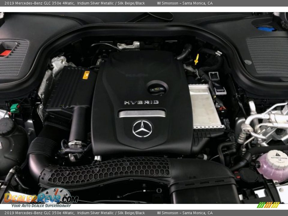 2019 Mercedes-Benz GLC 350e 4Matic Iridium Silver Metallic / Silk Beige/Black Photo #8
