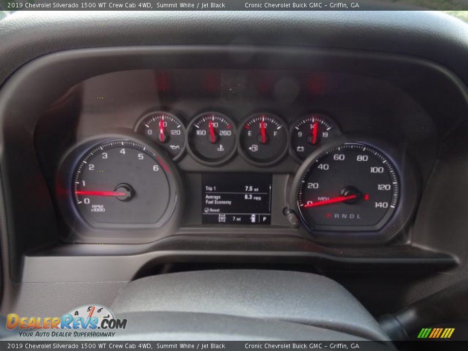 2019 Chevrolet Silverado 1500 WT Crew Cab 4WD Gauges Photo #16