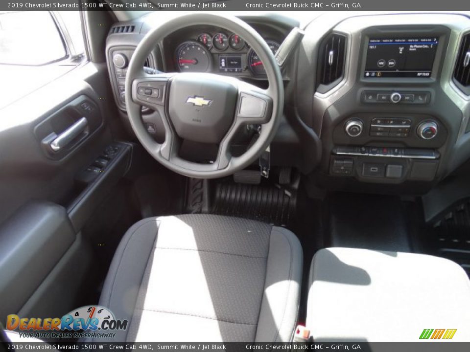 2019 Chevrolet Silverado 1500 WT Crew Cab 4WD Summit White / Jet Black Photo #21