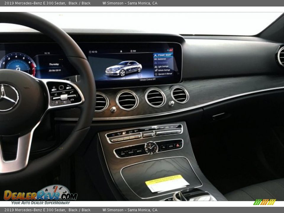 2019 Mercedes-Benz E 300 Sedan Black / Black Photo #6