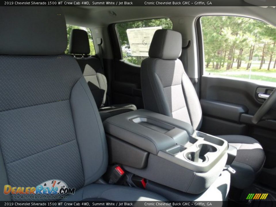 2019 Chevrolet Silverado 1500 WT Crew Cab 4WD Summit White / Jet Black Photo #25