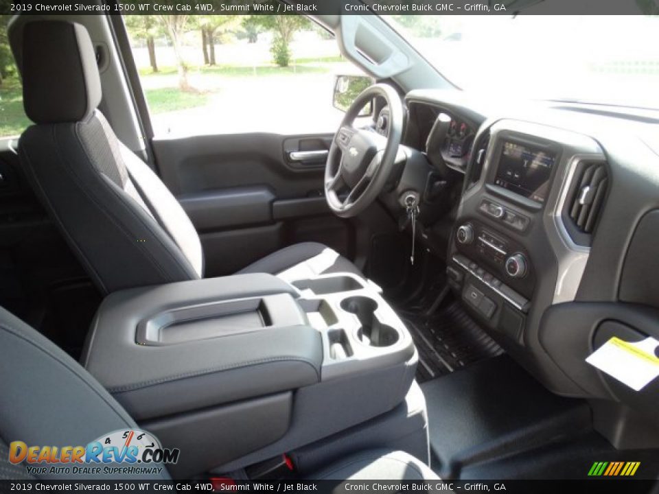 2019 Chevrolet Silverado 1500 WT Crew Cab 4WD Summit White / Jet Black Photo #26