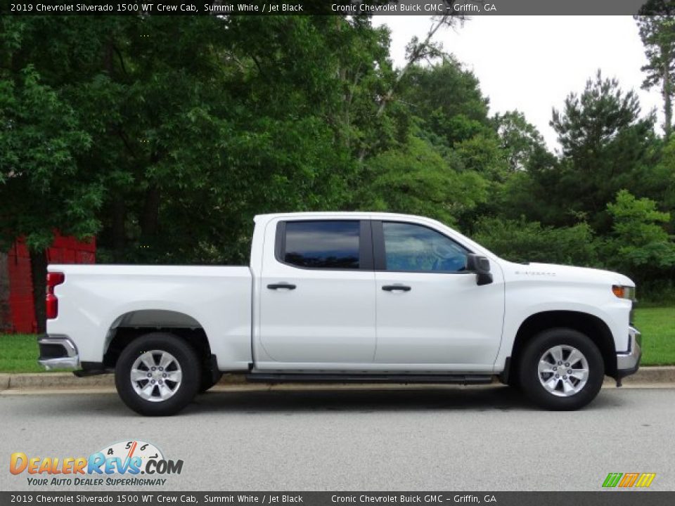 2019 Chevrolet Silverado 1500 WT Crew Cab Summit White / Jet Black Photo #2