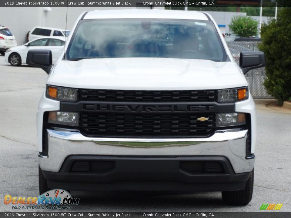 2019 Chevrolet Silverado 1500 WT Crew Cab Summit White / Jet Black Photo #4