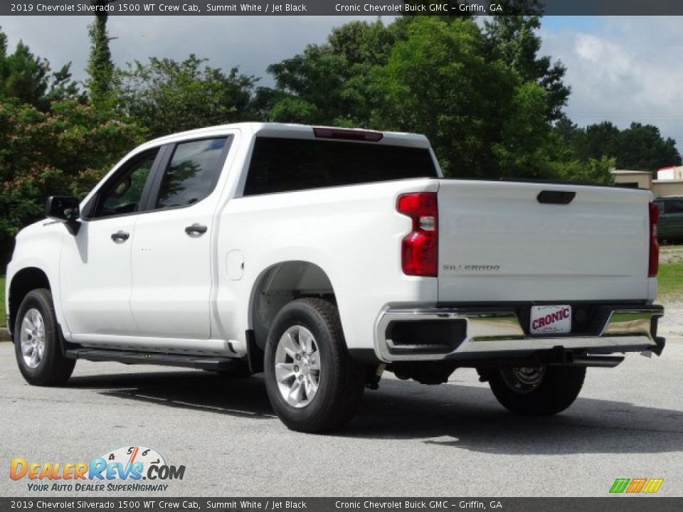 2019 Chevrolet Silverado 1500 WT Crew Cab Summit White / Jet Black Photo #6