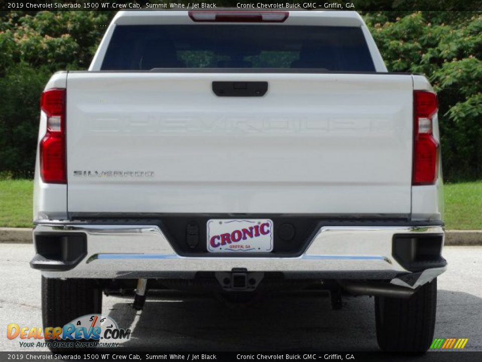 2019 Chevrolet Silverado 1500 WT Crew Cab Summit White / Jet Black Photo #7