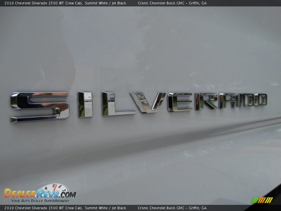 2019 Chevrolet Silverado 1500 WT Crew Cab Summit White / Jet Black Photo #9