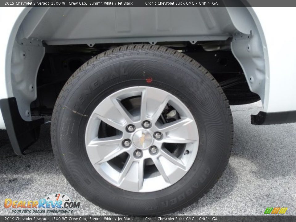 2019 Chevrolet Silverado 1500 WT Crew Cab Summit White / Jet Black Photo #10