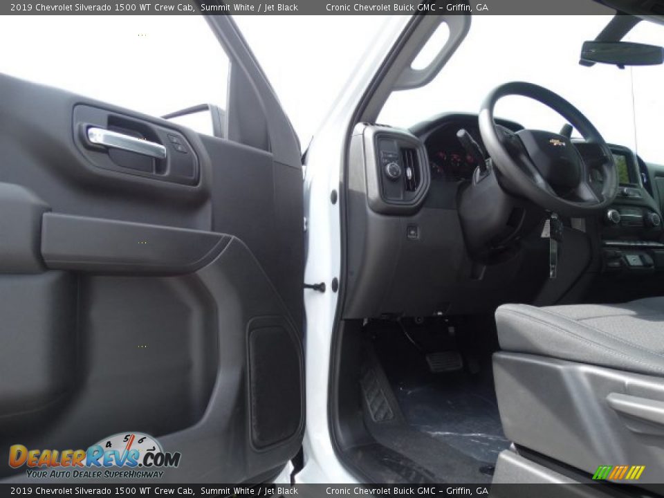 2019 Chevrolet Silverado 1500 WT Crew Cab Summit White / Jet Black Photo #11