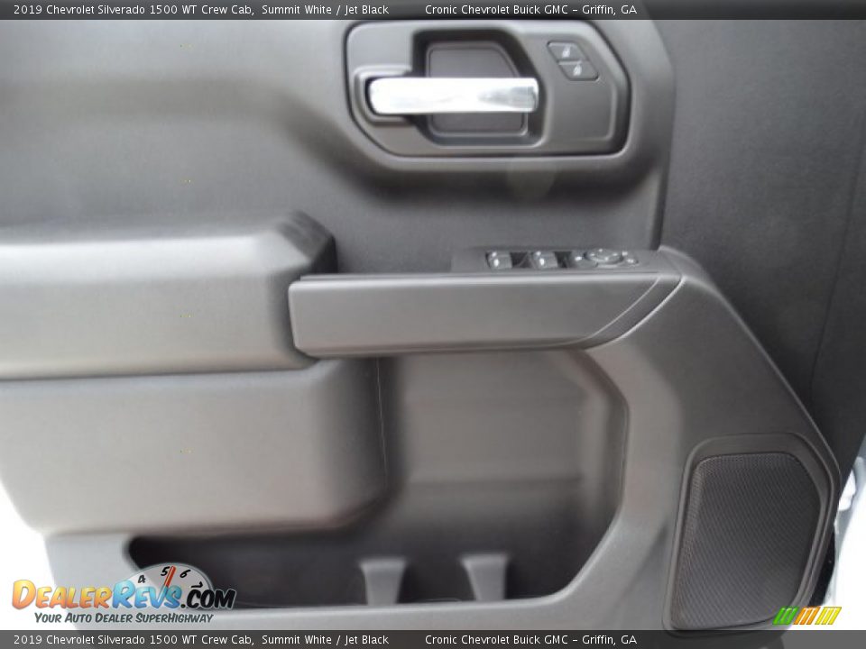 2019 Chevrolet Silverado 1500 WT Crew Cab Summit White / Jet Black Photo #12