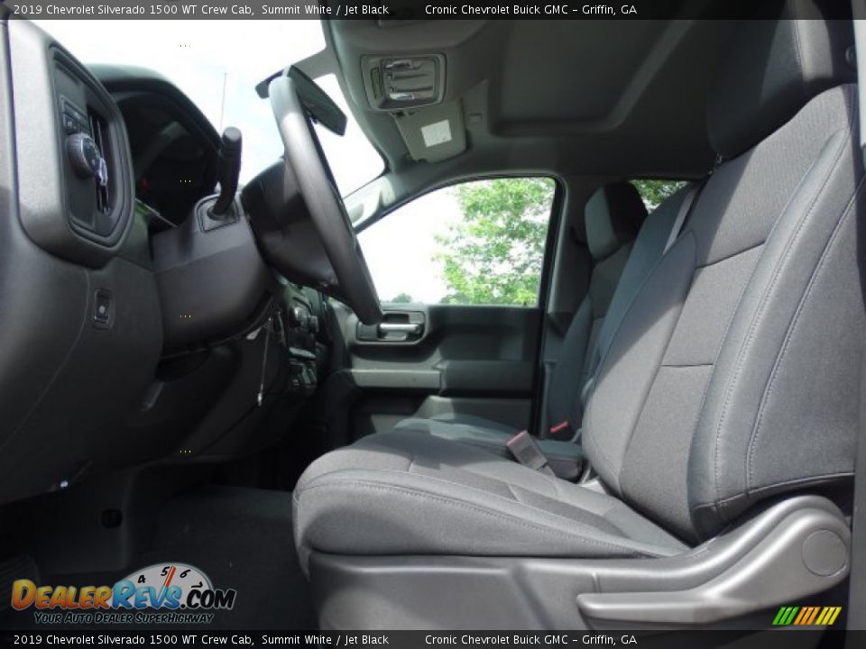 2019 Chevrolet Silverado 1500 WT Crew Cab Summit White / Jet Black Photo #14