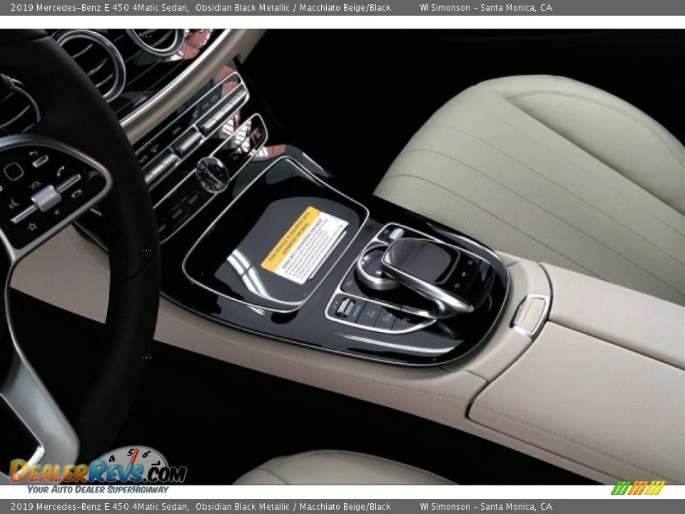 2019 Mercedes-Benz E 450 4Matic Sedan Obsidian Black Metallic / Macchiato Beige/Black Photo #7
