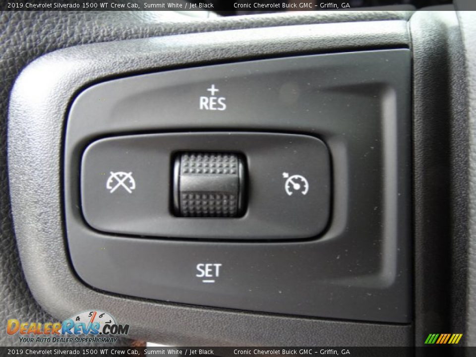 2019 Chevrolet Silverado 1500 WT Crew Cab Summit White / Jet Black Photo #16