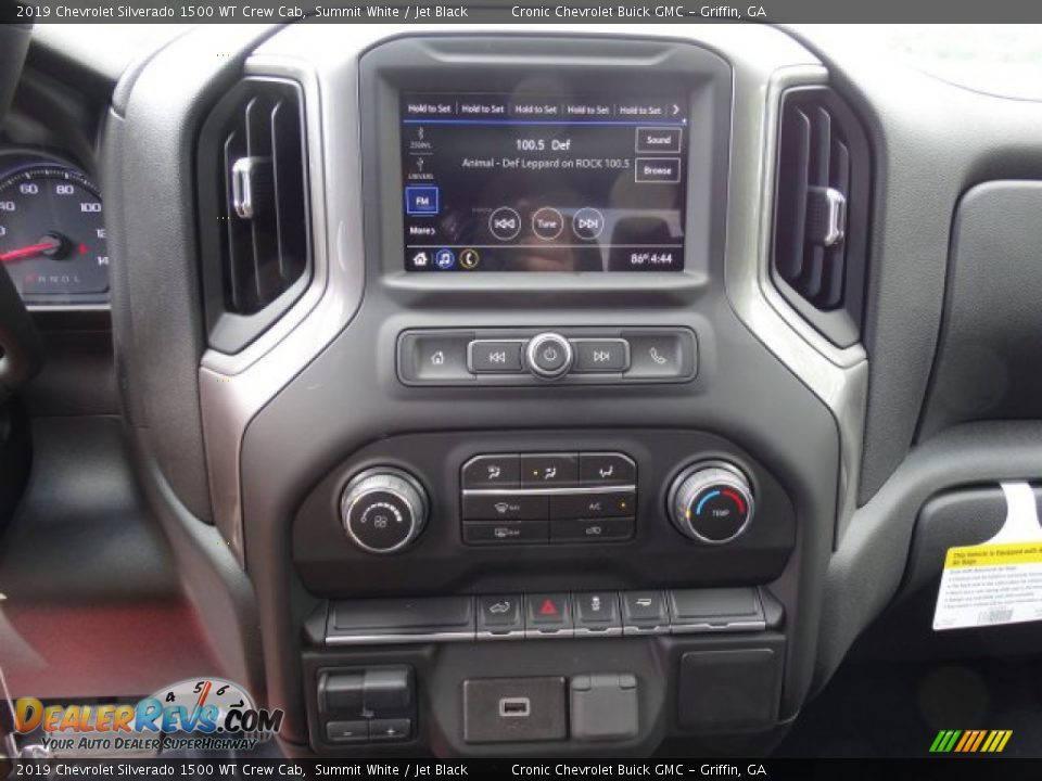 2019 Chevrolet Silverado 1500 WT Crew Cab Summit White / Jet Black Photo #18