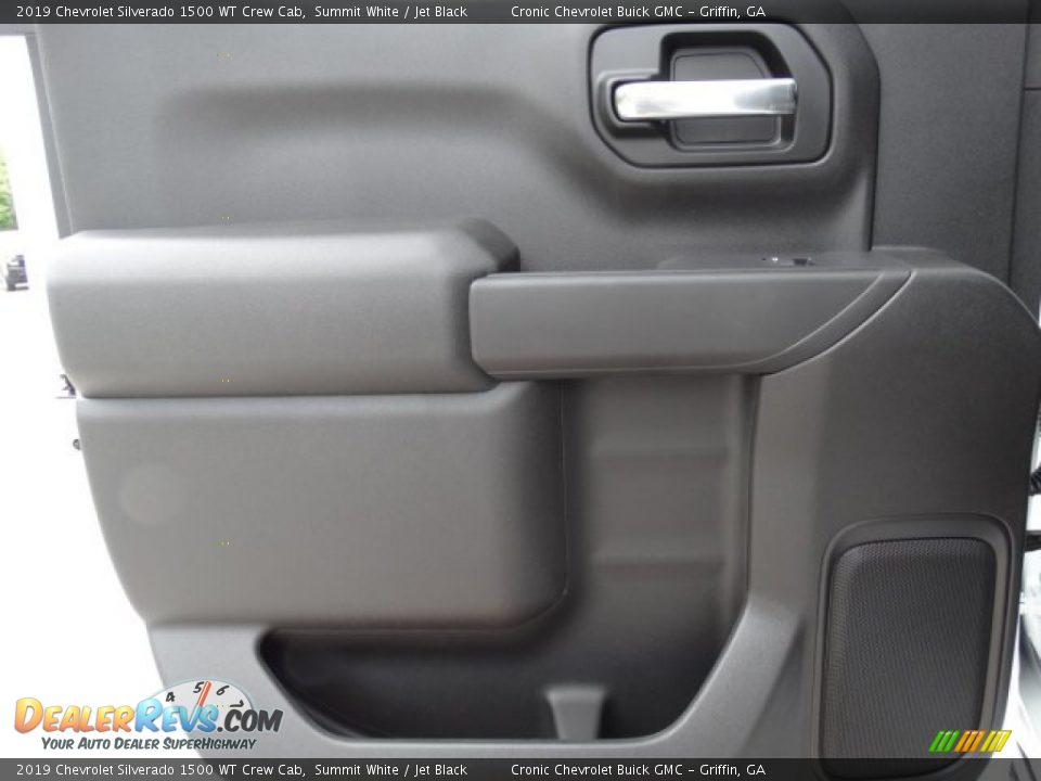 2019 Chevrolet Silverado 1500 WT Crew Cab Summit White / Jet Black Photo #20