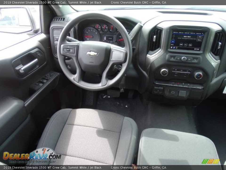 2019 Chevrolet Silverado 1500 WT Crew Cab Summit White / Jet Black Photo #22