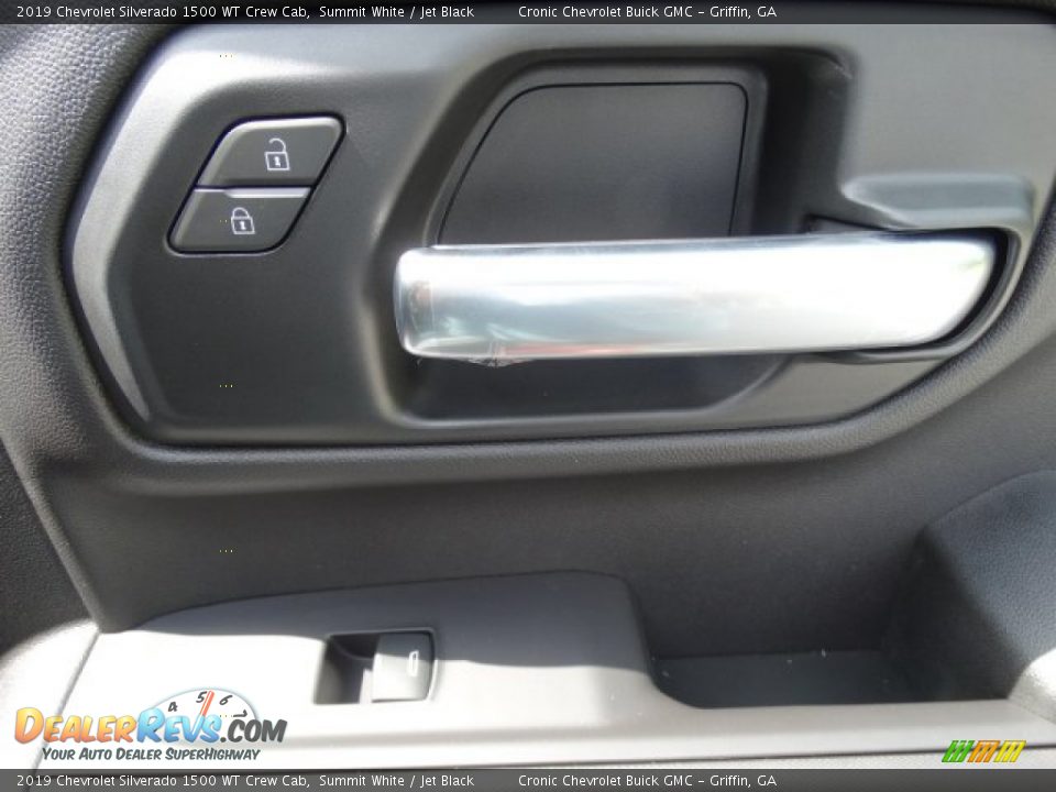2019 Chevrolet Silverado 1500 WT Crew Cab Summit White / Jet Black Photo #24