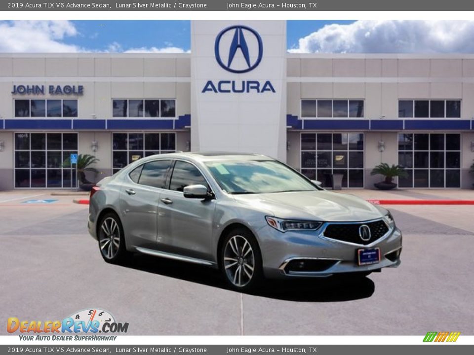 2019 Acura TLX V6 Advance Sedan Lunar Silver Metallic / Graystone Photo #1