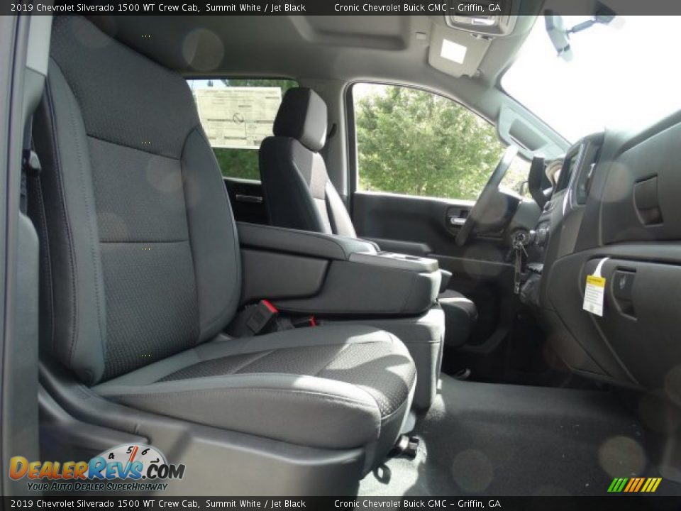 2019 Chevrolet Silverado 1500 WT Crew Cab Summit White / Jet Black Photo #25