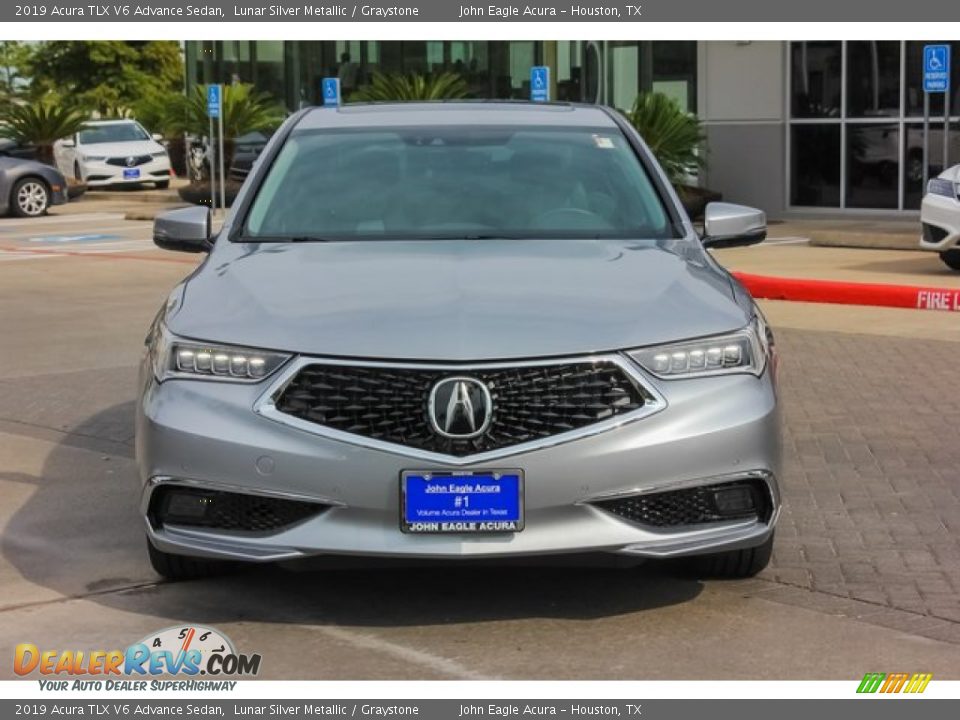 2019 Acura TLX V6 Advance Sedan Lunar Silver Metallic / Graystone Photo #2