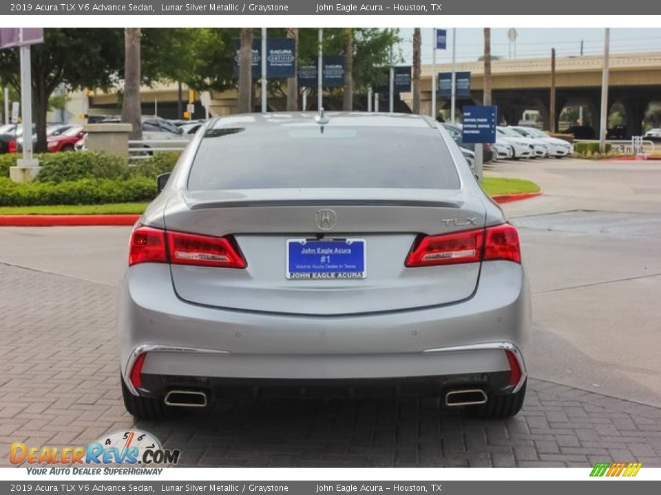 2019 Acura TLX V6 Advance Sedan Lunar Silver Metallic / Graystone Photo #6