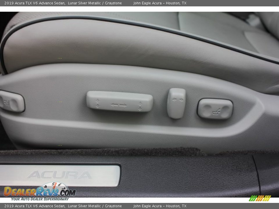 2019 Acura TLX V6 Advance Sedan Lunar Silver Metallic / Graystone Photo #13