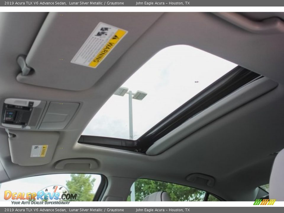 2019 Acura TLX V6 Advance Sedan Lunar Silver Metallic / Graystone Photo #14