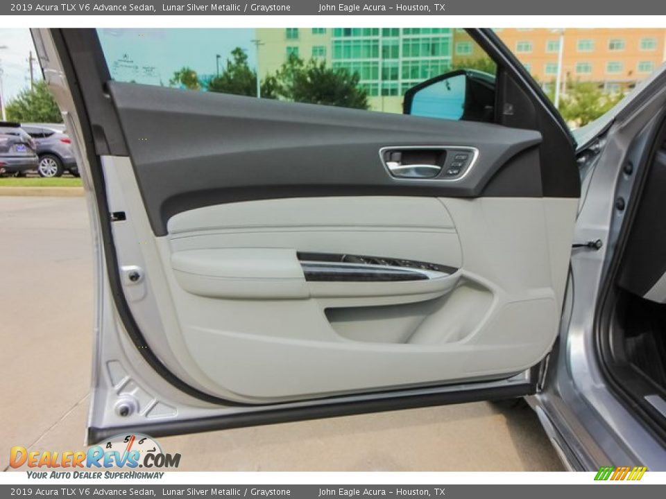 2019 Acura TLX V6 Advance Sedan Lunar Silver Metallic / Graystone Photo #15