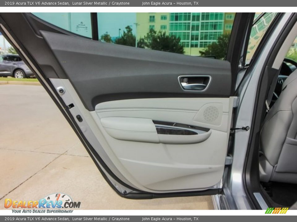 2019 Acura TLX V6 Advance Sedan Lunar Silver Metallic / Graystone Photo #17