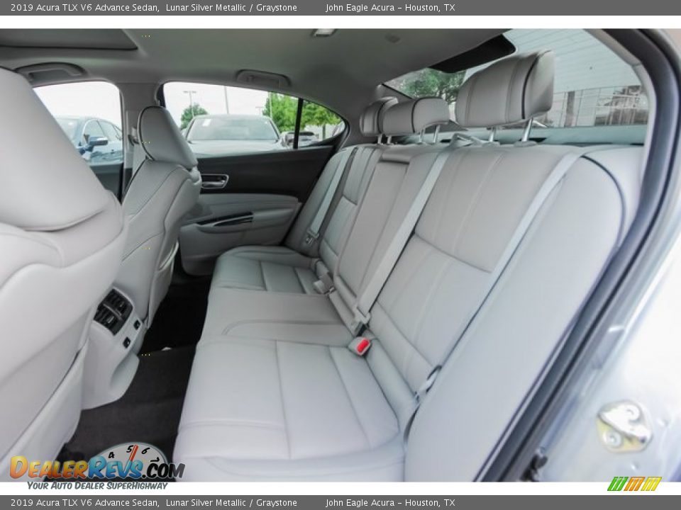 2019 Acura TLX V6 Advance Sedan Lunar Silver Metallic / Graystone Photo #18