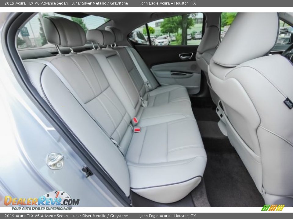 2019 Acura TLX V6 Advance Sedan Lunar Silver Metallic / Graystone Photo #21