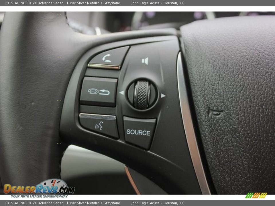 2019 Acura TLX V6 Advance Sedan Lunar Silver Metallic / Graystone Photo #34