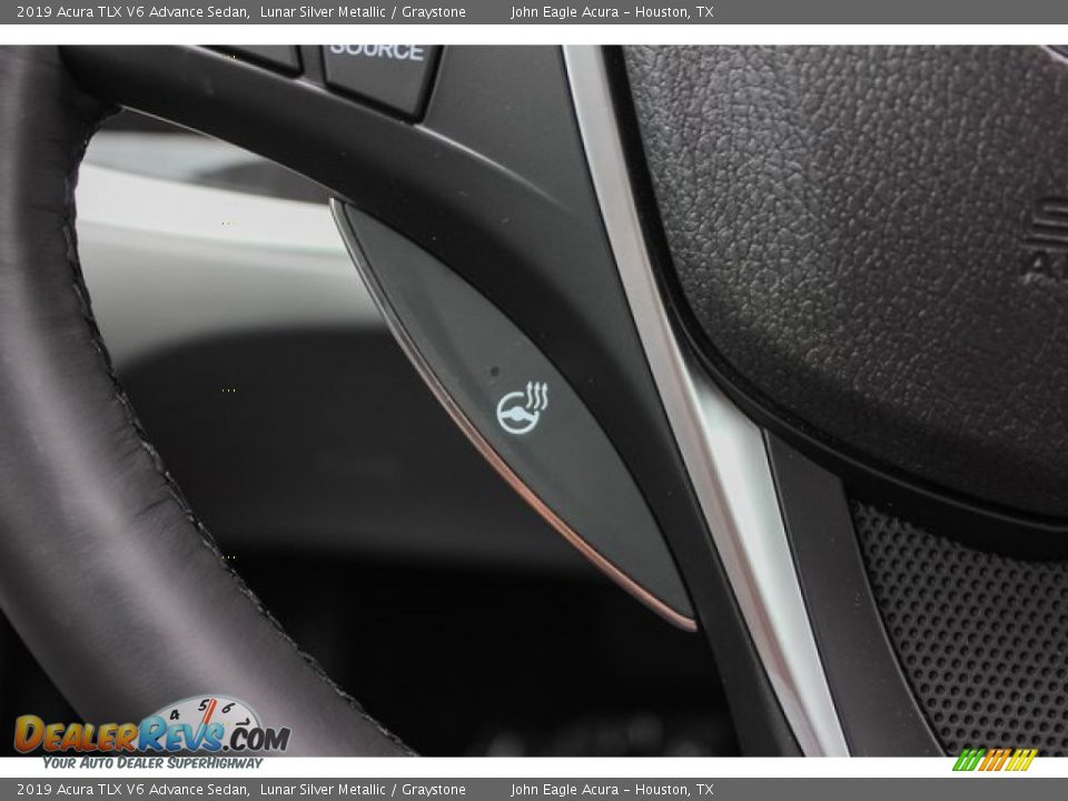 2019 Acura TLX V6 Advance Sedan Lunar Silver Metallic / Graystone Photo #35