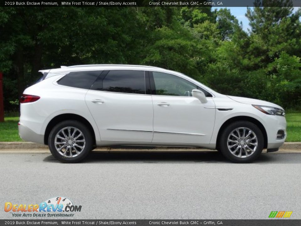 2019 Buick Enclave Premium White Frost Tricoat / Shale/Ebony Accents Photo #2