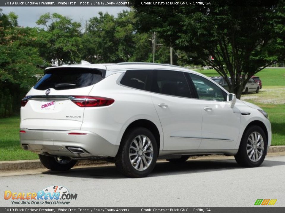 2019 Buick Enclave Premium White Frost Tricoat / Shale/Ebony Accents Photo #3