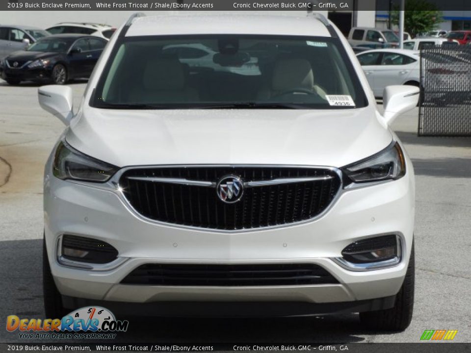 2019 Buick Enclave Premium White Frost Tricoat / Shale/Ebony Accents Photo #4