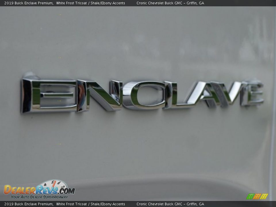 2019 Buick Enclave Premium White Frost Tricoat / Shale/Ebony Accents Photo #8