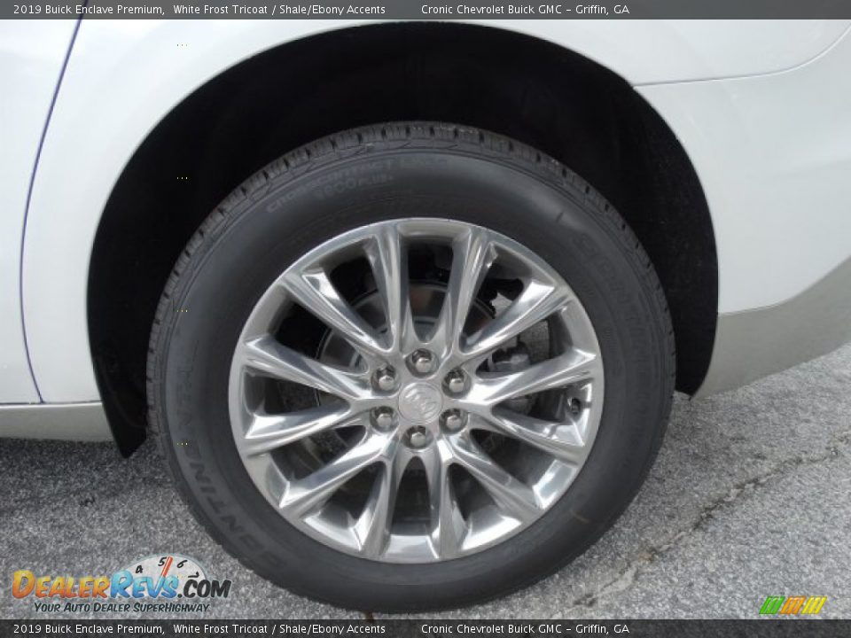 2019 Buick Enclave Premium White Frost Tricoat / Shale/Ebony Accents Photo #9