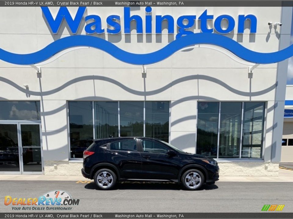 2019 Honda HR-V LX AWD Crystal Black Pearl / Black Photo #1